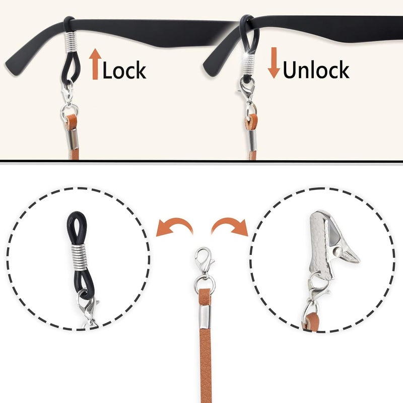 SIGONNA Glasses Strap String Holder Cord - Terylene Eyeglasses Strap Holders Accessory - Image 3